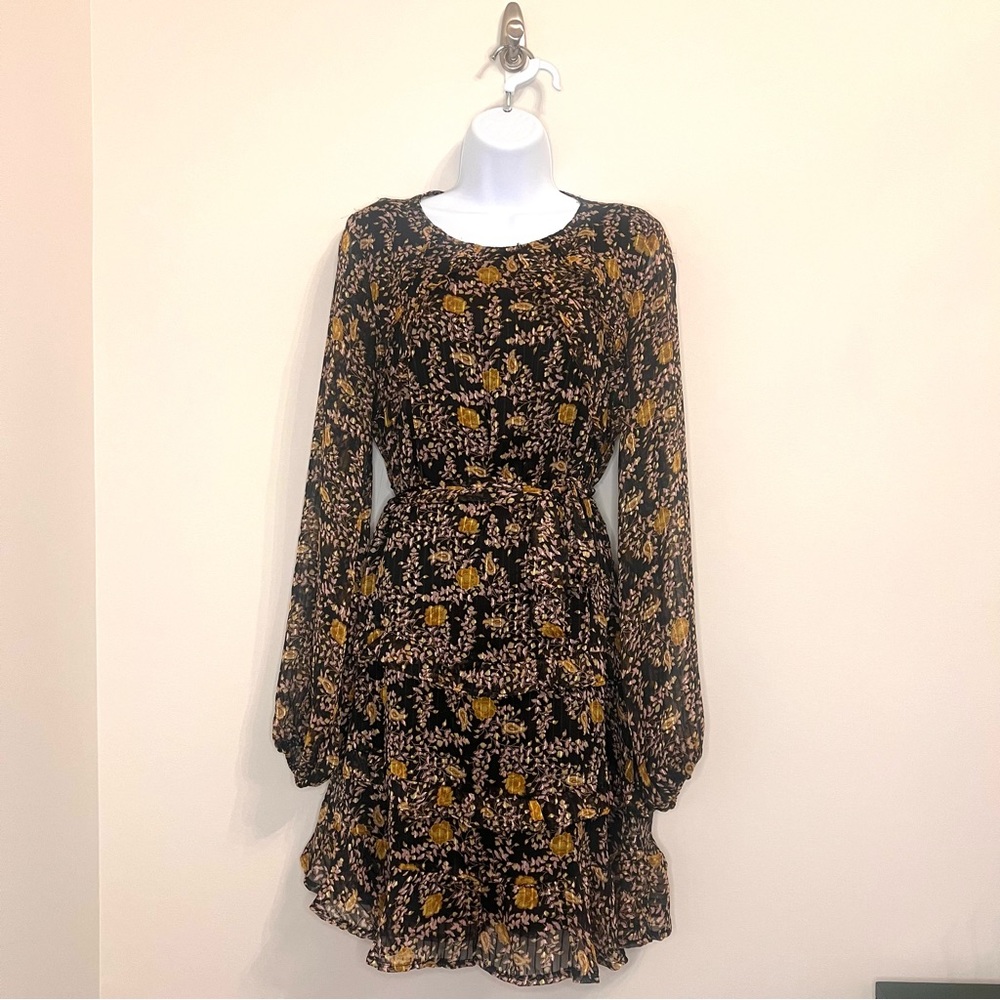 Fabrik Long Sleeve Floral Dress